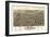 Youngstown, Ohio - Panoramic Map-Lantern Press-Framed Art Print