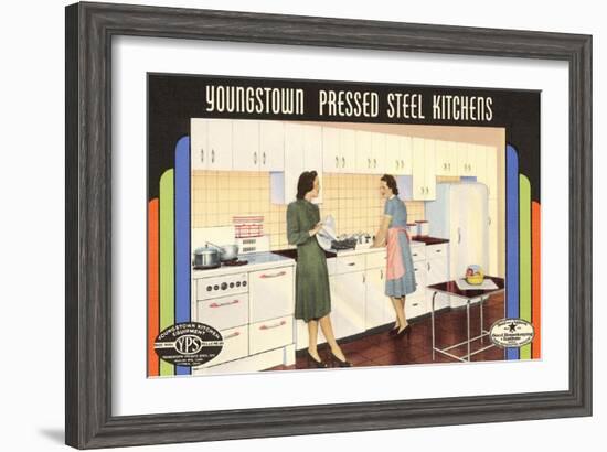 Youngstown Pressed Steel Kitchens-null-Framed Art Print