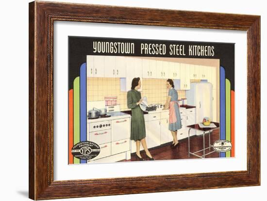 Youngstown Pressed Steel Kitchens-null-Framed Art Print