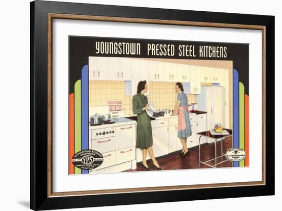 Youngstown Pressed Steel Kitchens-null-Framed Art Print