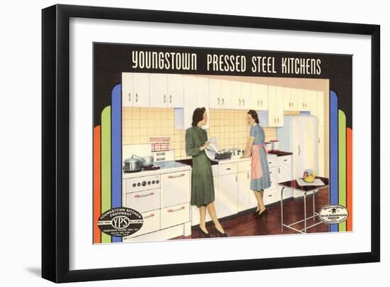 Youngstown Pressed Steel Kitchens-null-Framed Art Print