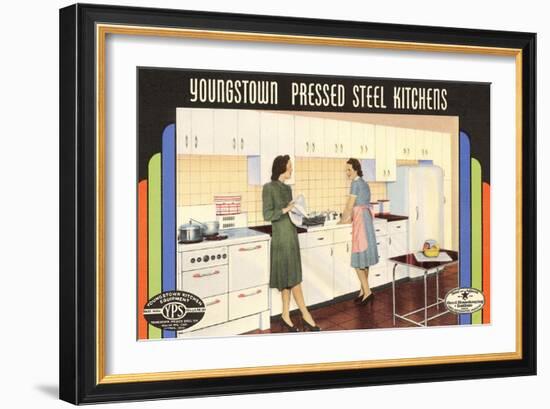 Youngstown Pressed Steel Kitchens-null-Framed Art Print