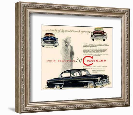 Your Beautiful '54 Chrysler-null-Framed Art Print