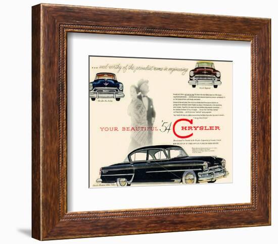 Your Beautiful '54 Chrysler-null-Framed Art Print