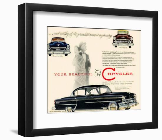 Your Beautiful '54 Chrysler-null-Framed Art Print