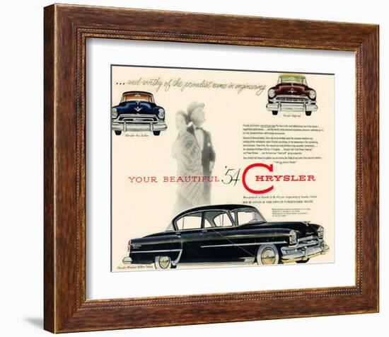 Your Beautiful '54 Chrysler-null-Framed Art Print