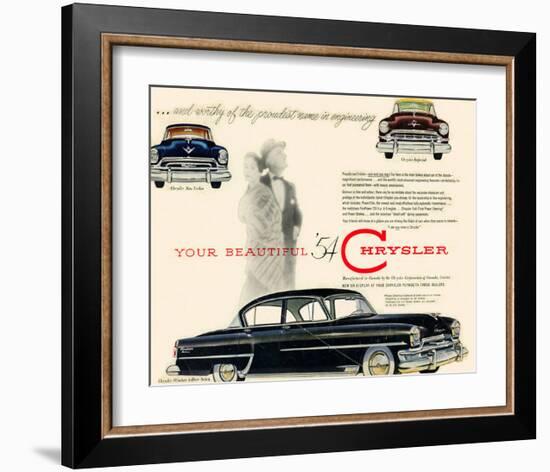 Your Beautiful '54 Chrysler-null-Framed Art Print