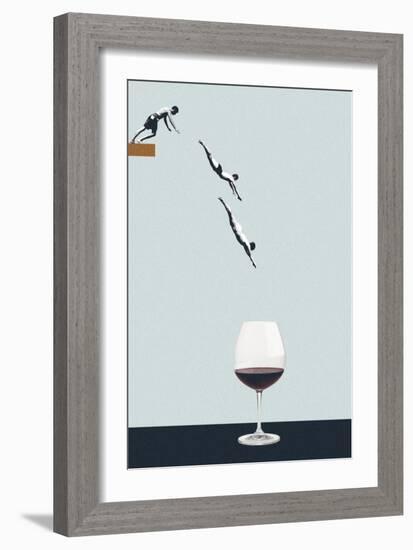 Your best friends forget you get old-Maarten Leon-Framed Giclee Print