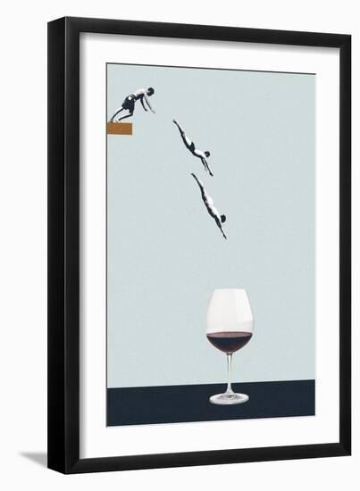 Your best friends forget you get old-Maarten Leon-Framed Giclee Print