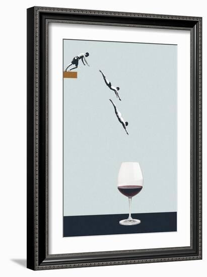 Your best friends forget you get old-Maarten Leon-Framed Giclee Print