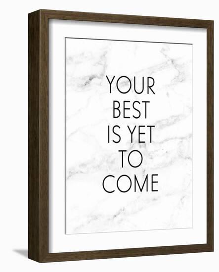 Your Best Is Yet To Come-Anna Quach-Framed Art Print