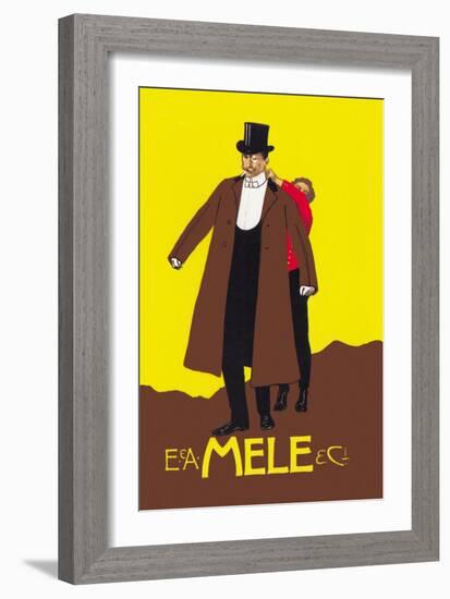 Your Coat, Sir-Leopoldo Metlicovitz-Framed Art Print