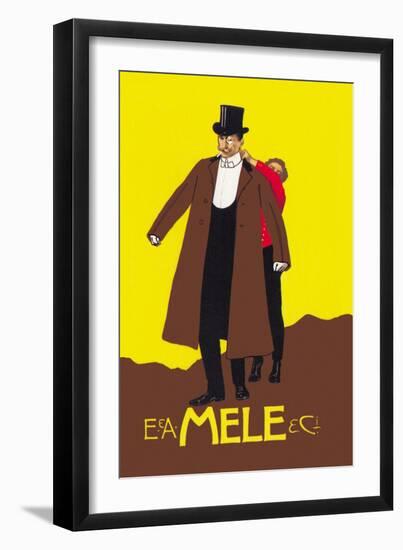 Your Coat, Sir-Leopoldo Metlicovitz-Framed Art Print