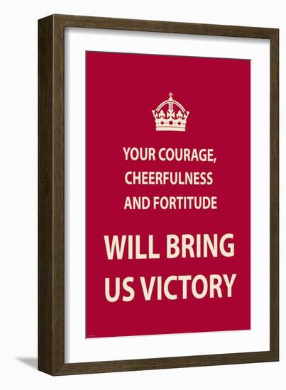 Your Courage-The Vintage Collection-Framed Premium Giclee Print