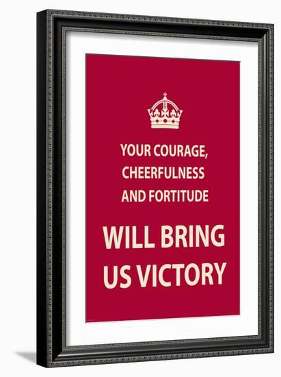 Your Courage-The Vintage Collection-Framed Art Print