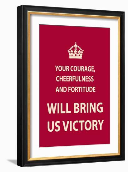 Your Courage-The Vintage Collection-Framed Art Print