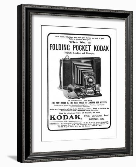 Your Easter Holiday Will Last You Twice as Long if You Take a Kodak with You-null-Framed Giclee Print
