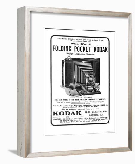 Your Easter Holiday Will Last You Twice as Long if You Take a Kodak with You-null-Framed Giclee Print