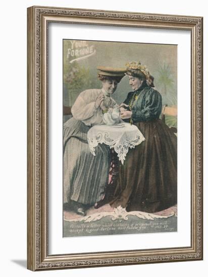 Your Fortune - Fortells a letter which contains a proposal-Unknown-Framed Giclee Print