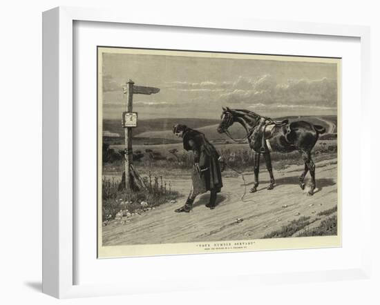 Your Humble Servant-John Charles Dollman-Framed Giclee Print