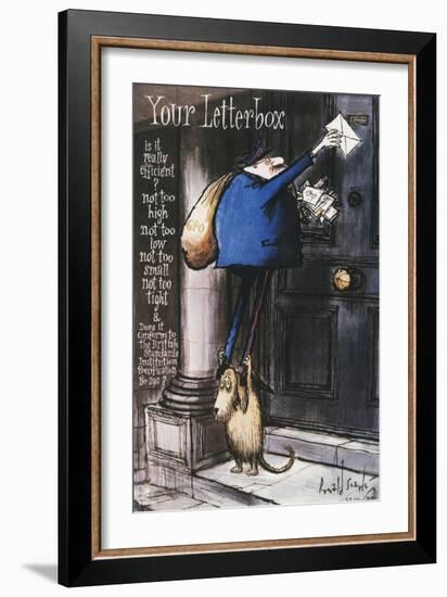 Your Letterbox-Ronald Searle-Framed Art Print