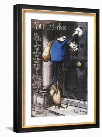 Your Letterbox-Ronald Searle-Framed Art Print