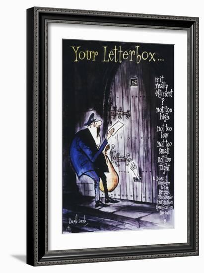 Your Letterbox-Ronald Searle-Framed Art Print