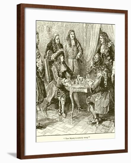 "'Your Majesty Is Certainly Wrong'"-null-Framed Giclee Print