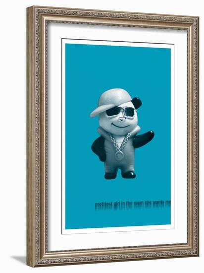 Your Man Panda-null-Framed Premium Giclee Print