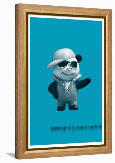 Your Man Panda-null-Framed Stretched Canvas