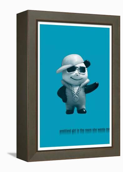 Your Man Panda-null-Framed Stretched Canvas