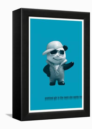 Your Man Panda-null-Framed Stretched Canvas