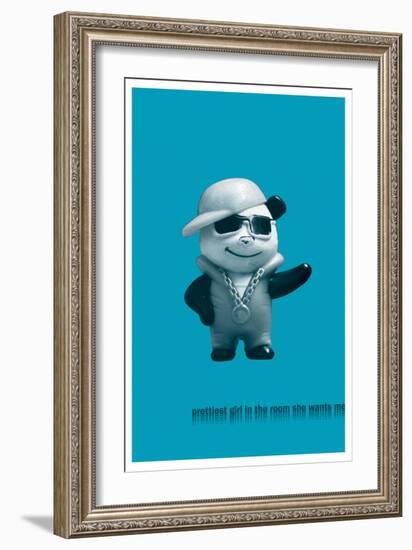 Your Man Panda-null-Framed Art Print