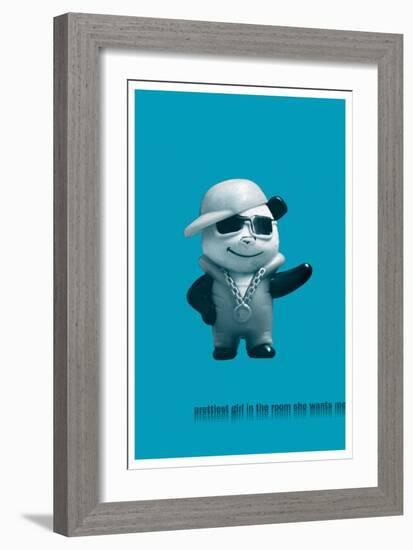 Your Man Panda-null-Framed Art Print