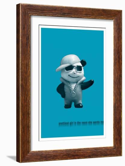 Your Man Panda-null-Framed Art Print