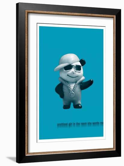 Your Man Panda-null-Framed Art Print