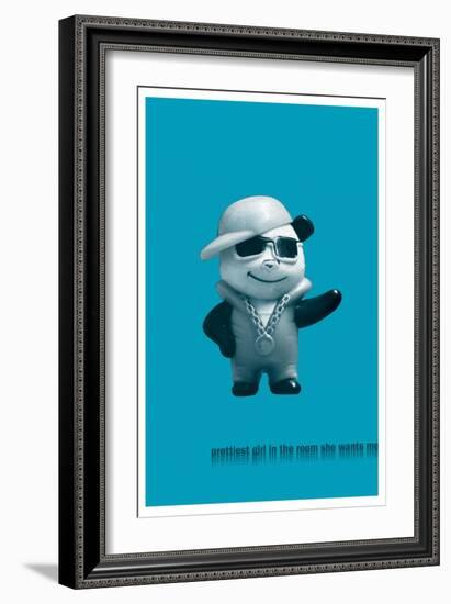 Your Man Panda-null-Framed Art Print