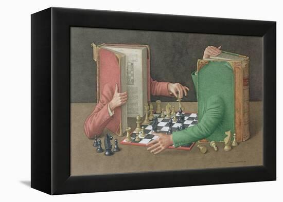 'Your Move', 2003-Jonathan Wolstenholme-Framed Premier Image Canvas