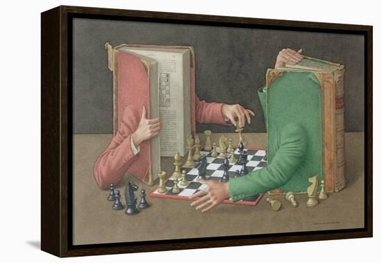 'Your Move', 2003-Jonathan Wolstenholme-Framed Premier Image Canvas