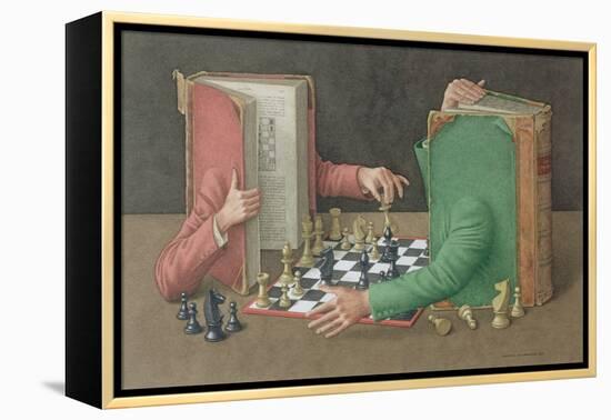 'Your Move', 2003-Jonathan Wolstenholme-Framed Premier Image Canvas