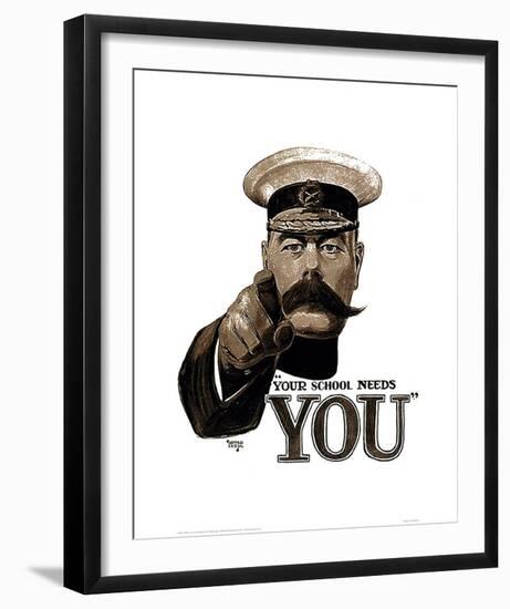 Your School Needs You-null-Framed Giclee Print