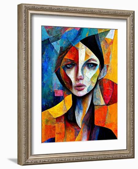 Your Skin Makes Me Cry, C.2022 (Digital Art)-Blake Munch-Framed Giclee Print