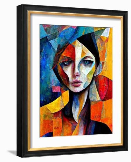 Your Skin Makes Me Cry, C.2022 (Digital Art)-Blake Munch-Framed Giclee Print