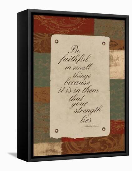 Your Strength-Jace Grey-Framed Stretched Canvas