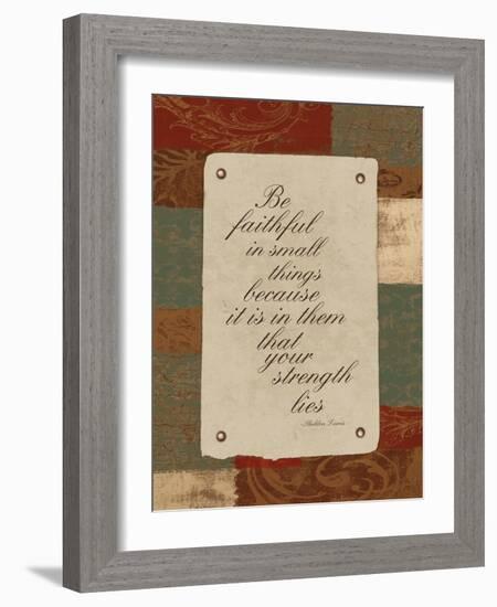 Your Strength-Jace Grey-Framed Art Print