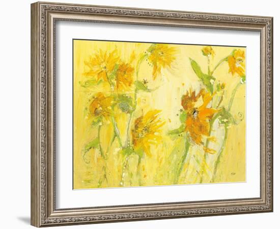 Your Sweet Orange Flowers-Kellie Day-Framed Art Print