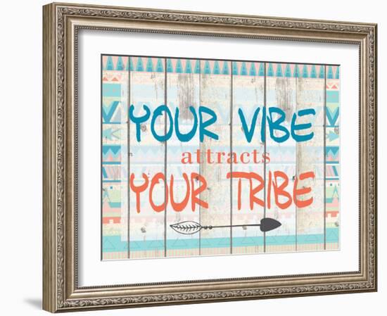 Your Vibe Your Tribe-Kimberly Allen-Framed Art Print