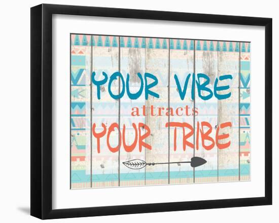 Your Vibe Your Tribe-Kimberly Allen-Framed Art Print