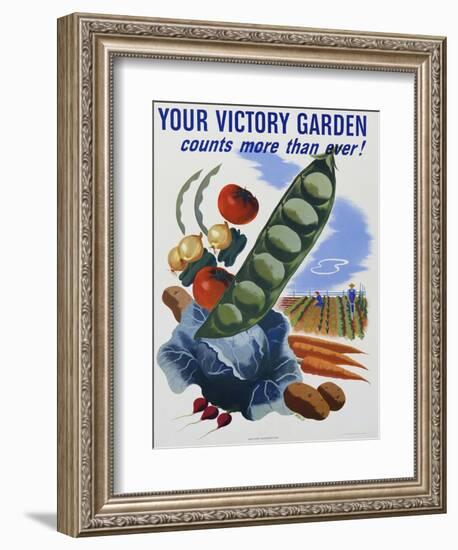 Your Victory Garden Poster-null-Framed Giclee Print