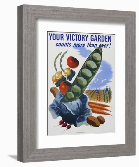 Your Victory Garden Poster-null-Framed Giclee Print